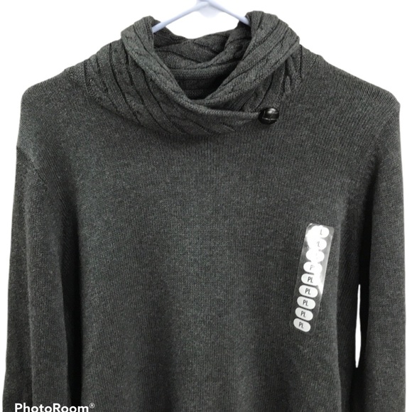 JEANNE PIERRE Sweaters - 👩‍🦰🆕 PL Charcoal CowlNeck Sweater Jeanne Pierre